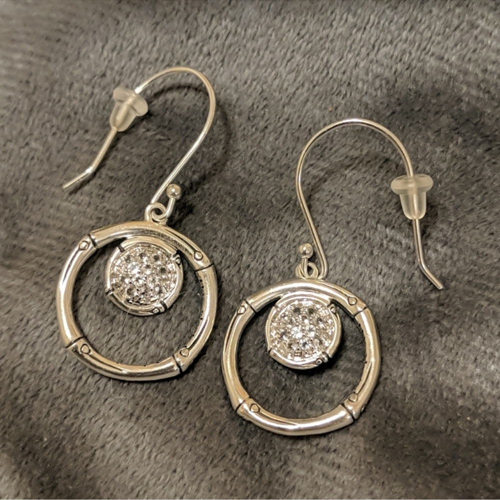 John Hardy Bamboo Drop Earrings NWT